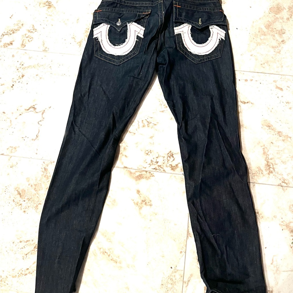 Men's Blue true religion Jeans - Picture 2 of 4